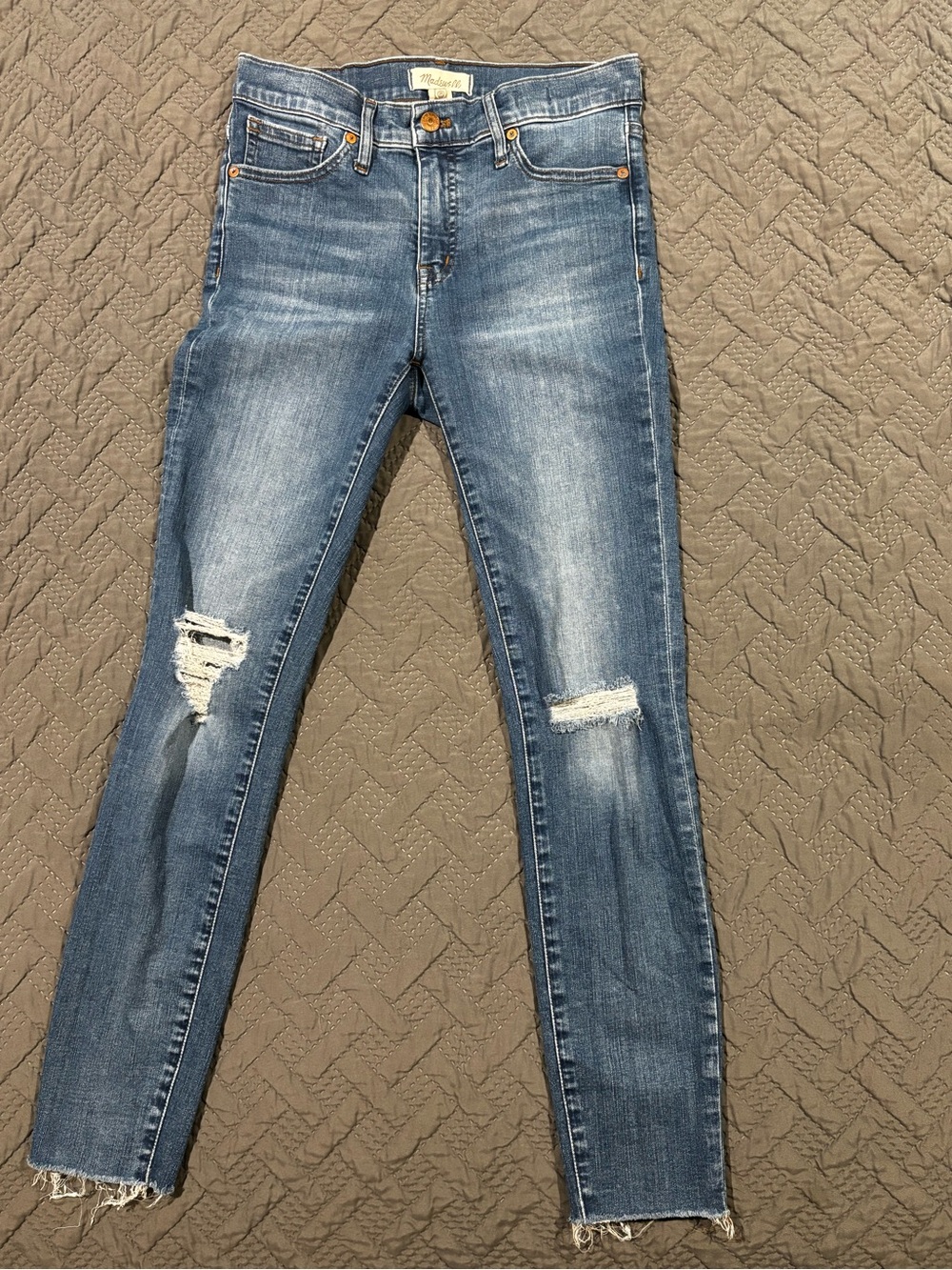Madewell Women's 9” Mid Rise Skinny Jeans